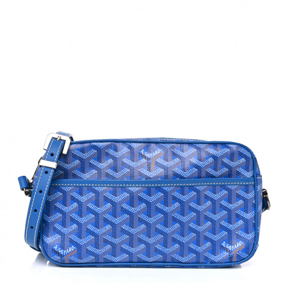 GOYARD Goyardine Sac Cap Vert Sky Blue 924652 | FASHIONPHILE