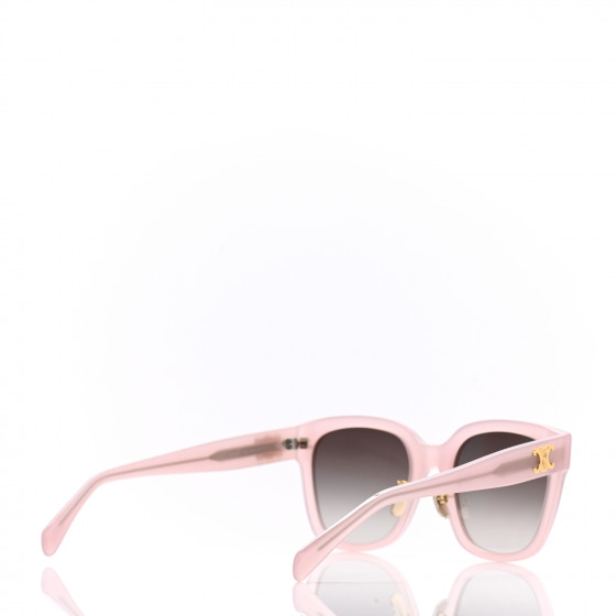 CELINE Acetate Triomphe Sunglasses CL40222F Pink 1091663