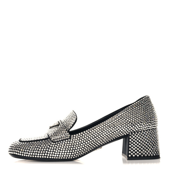 PRADA シルバー ローファー 37 1/2 (24～24.5) シルバー（銀色）系 PRADA(プラダ) ローファー