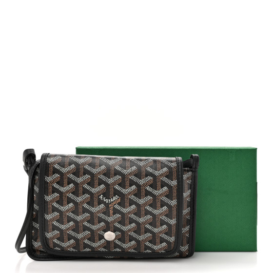 GOYARD Goyardine Plumet Wallet Clutch Black 1653628