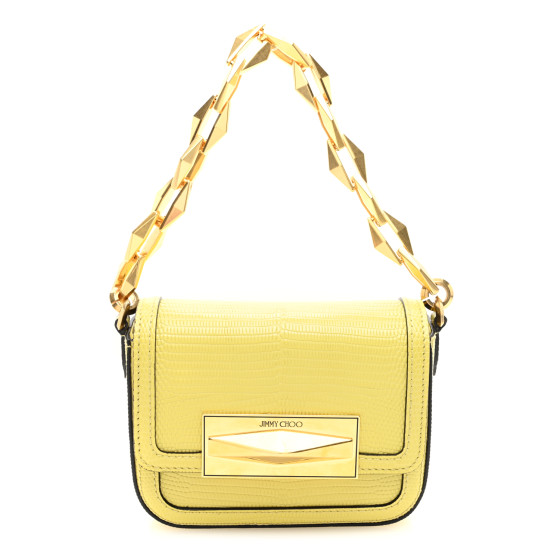 ベルト JIMMY CHOO Diamond Clasp Belt Sunbleached Yellow Lizard ベルト JIMMY CHOO Diamond Clasp Belt Sunbleached Yellow