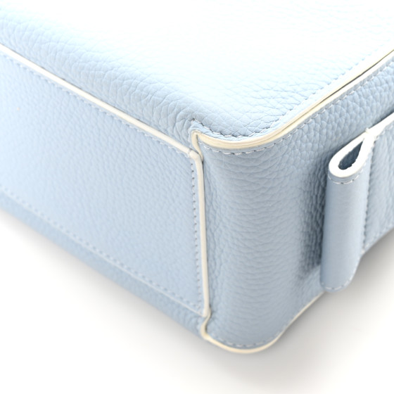 DELVAUX☆Cool Box MINI Enlaced Taurillon Soft CLOUD パリ発 DELVAUX Taurillon Soft Mini Cool Box Satchel Pacific 1459290