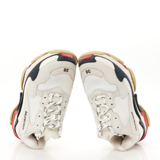 スニーカー BALENCIAGA  Balenciaga Sneakers Women Fabric Red/White Balenciaga Sneakers Women Fabric Red/White | B-Exit – B-Exit