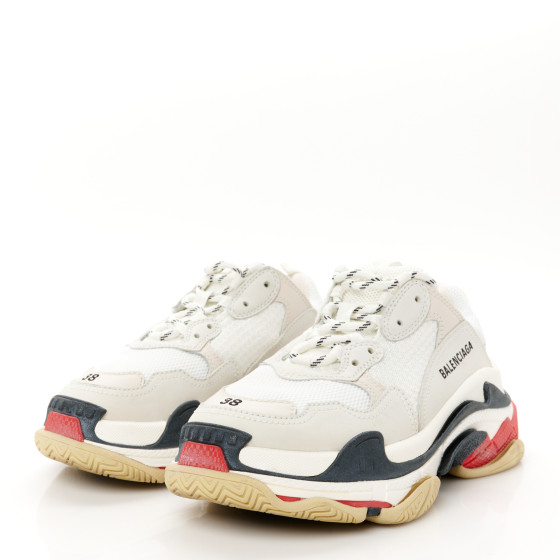 スニーカー BALENCIAGA  Balenciaga Sneakers Women Fabric Red/White Balenciaga Sneakers Women Fabric Red/White | B-Exit – B-Exit
