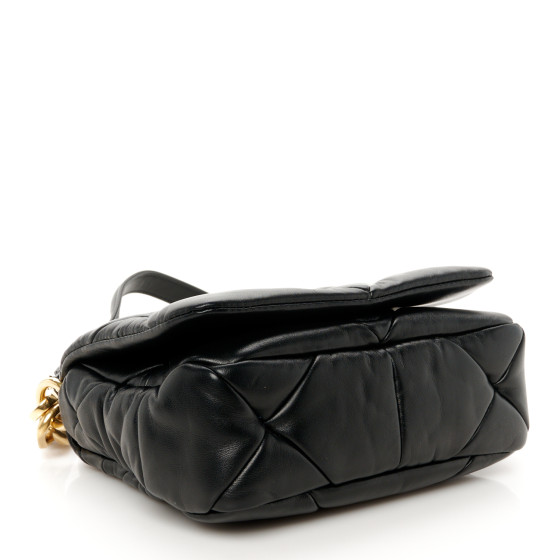 PRADA プラダ Nappa stiched バッグ PRADA Nappa Metal Quilted Small Patchwork System Flap Bag