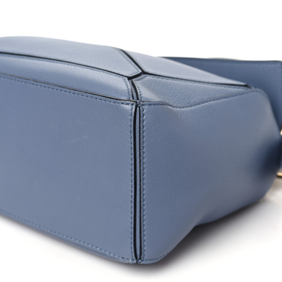 【関税送料込】Loewe Puzzle Small Bag Atlantic Blue LOEWE Calfskin Small Puzzle Bag Atlantic Blue 1684809