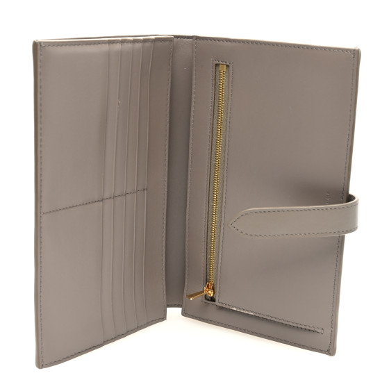 【CELINE]】COMPACT WALLET WITH COIN calf CELINE COMPACT WALLET WITH COIN TRIOMPHE IN SHINY CALFSKIN