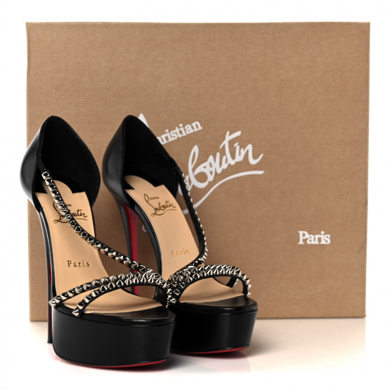Christian Louboutin ハイヒールNappa Ika 37.5 CHRISTIAN LOUBOUTIN Nappa So Spike Alta 150 Sandals 37.5
