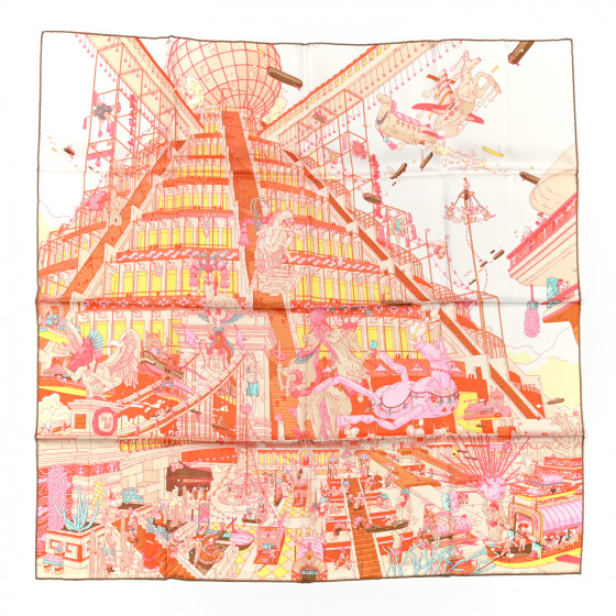 エルメス LA LEGENDE DU CHEVAL A PLUMESカレスカーフ La Legende du Cheval a Plumes scarf 90 | Hermès Australia