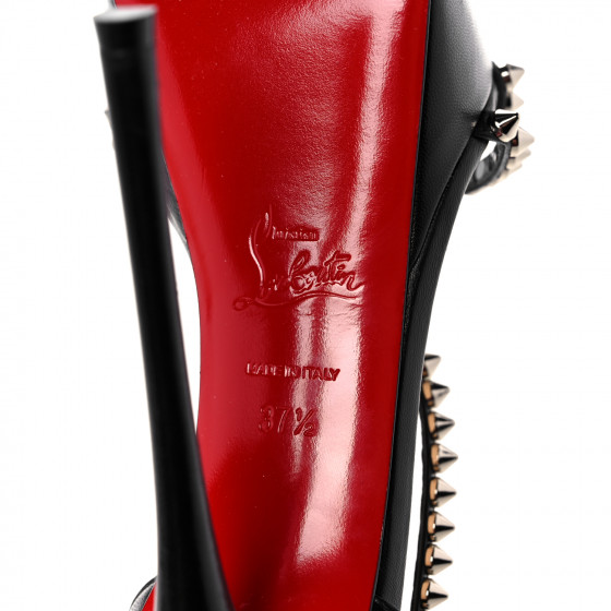 CHRISTIAN LOUBOUTIN Nappa So Spike Alta 150 Sandals 37.5
