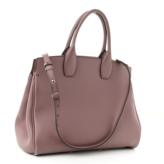 SALVATORE FERRAGAMO Calfskin Large Studio Bag Caraway Seed