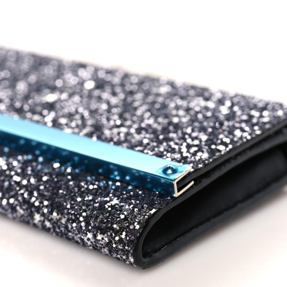JIMMY CHOO ショルダーウォレット グリッター ネイビー JIMMY CHOO Glitter Milla Wallet on Chain Navy Mix 1293960