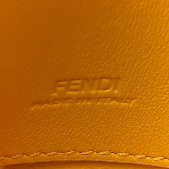FENDI Nylon FF Embroidered Nano Baguette Maxi Handle Charm