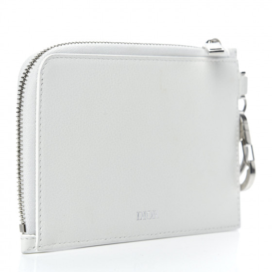 CHRISTIAN DIOR X DANIEL ARSHAM Grained Calfskin Zip Charm