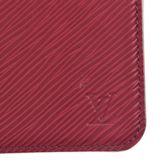 LOUIS VUITTON Epi iPhone X Folio Fuchsia 455429 | FASHIONPHILE