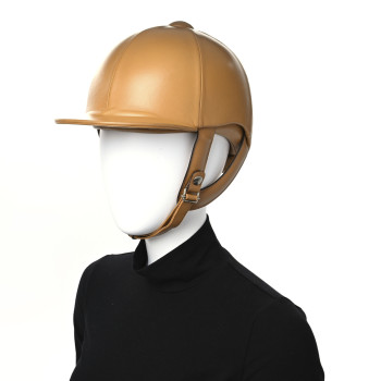 GUCCI Nappa Ambassador Helmet Hat M Cuoio Honey Beige