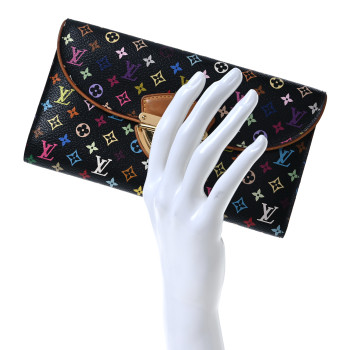 LOUIS VUITTON Monogram Multicolor Eugenie Wallet Black Grenade
