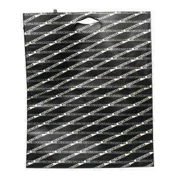 BALENCIAGA Calfskin Losange Monogram Plastic Tote Black Grey