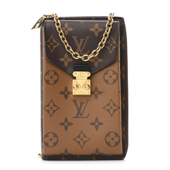 LOUIS VUITTON Reverse Monogram Metis Vertical Zippy Wallet
