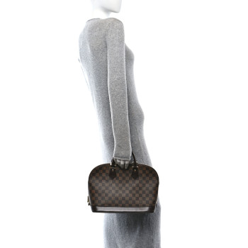 LOUIS VUITTON Damier Ebene Alma PM