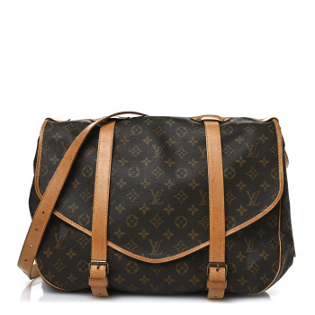 LOUIS VUITTON Monogram Saumur 43