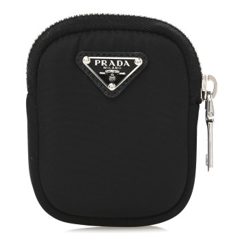 PRADA Tessuto Nylon Mini Pouch Black