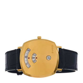 GUCCI Stainless Steel Alligator 38mm Grip Quartz Watch