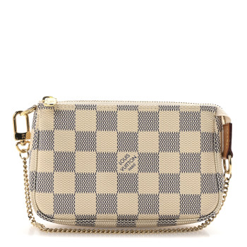 LOUIS VUITTON Damier Azur Mini Pochette Accessories