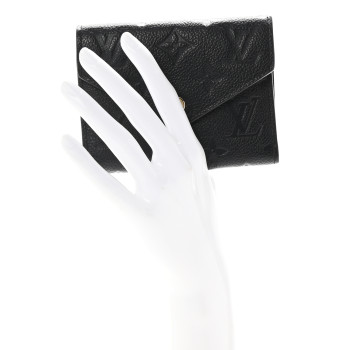 LOUIS VUITTON Empreinte Victorine Wallet Black