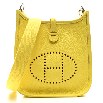 HERMES Taurillon Clemence Evelyne TPM Lime