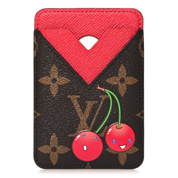 LOUIS VUITTON LV X TM Monogram Cerises Porte-Cartes Magnet
