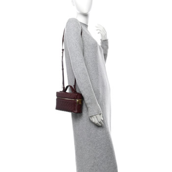 BOTTEGA VENETA Nappa Intrecciato Bang Bang Vanity Case Barolo