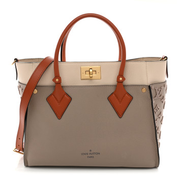 LOUIS VUITTON Calfskin Monogram Tufting On My Side Galet