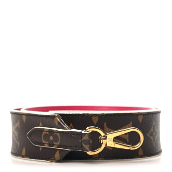 LOUIS VUITTON Monogram Bandouliere Shoulder Strap Red