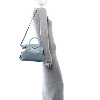 GIVENCHY Calfskin Small Soft Antigona Ice Blue