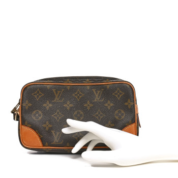 LOUIS VUITTON Monogram Pochette Marly Dragonne 22