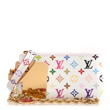 LOUIS VUITTON LV X TM Monogram Multicolor Phone Holder White