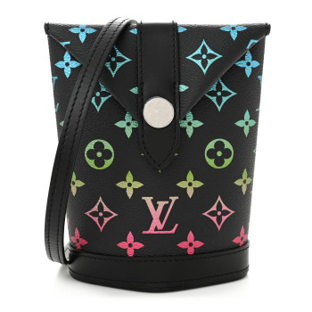 LOUIS VUITTON Monogram Envelope Pouch Gradient Black