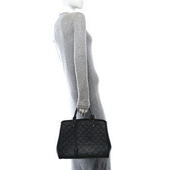 LOUIS VUITTON Empreinte Montaigne GM Black