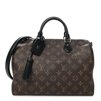 LOUIS VUITTON Monogram Speedy Soft 30 Dark