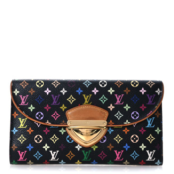 LOUIS VUITTON Monogram Multicolor Eugenie Wallet Black Grenade