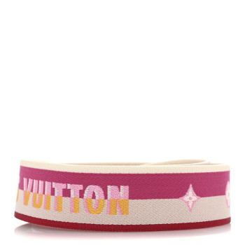 LOUIS VUITTON Jacquard Speedy Bandouliere 20 Shoulder Strap Fuchsia