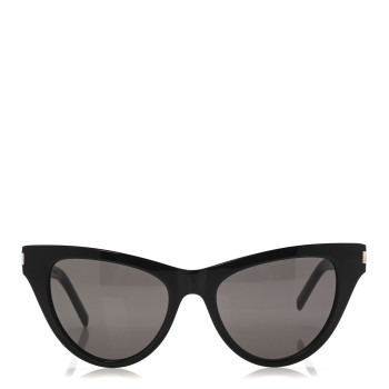 SAINT LAURENT Acetate Cat 3 Cat Eye Sunglasses SL425 Black