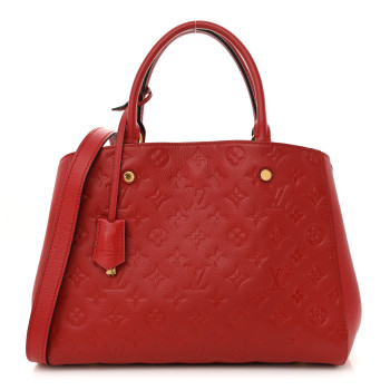 LOUIS VUITTON Empreinte Montaigne MM Cherry