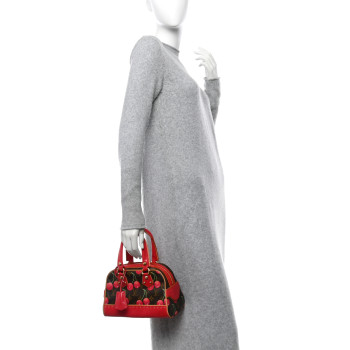 LOUIS VUITTON Lizard Monogram Cerises Neo Deauville