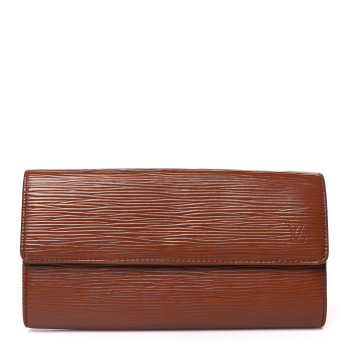 LOUIS VUITTON Epi Sarah Wallet Kenyan Fawn