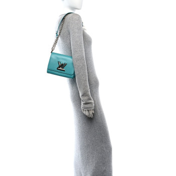 LOUIS VUITTON Epi Twist Shoulder Bag PM Turquoise