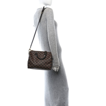 LOUIS VUITTON Damier Ebene Speedy Bandouliere 25