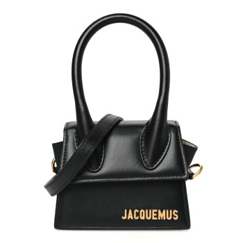 JACQUEMUS Smooth Calfskin Le Chiquito Black