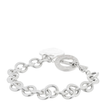 TIFFANY Sterling Silver Return To Tiffany Heart Tag Toggle Bracelet